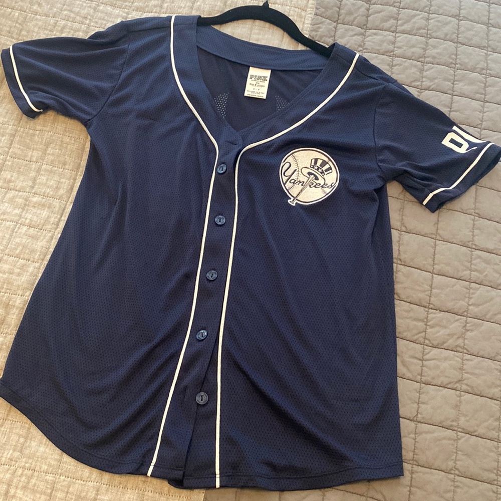 Pink Mesh Yankee Jersey